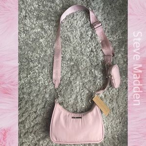 Baby Pink Crossbody Handbag